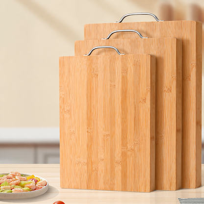 Thick Bamboo Cutting Board – Double-Sided Kitchen Chopping Board Clean, Durable & Built for Everyday Cooking