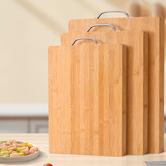 Thick Bamboo Cutting Board – Double-Sided Kitchen Chopping Board Clean, Durable & Built for Everyday Cooking