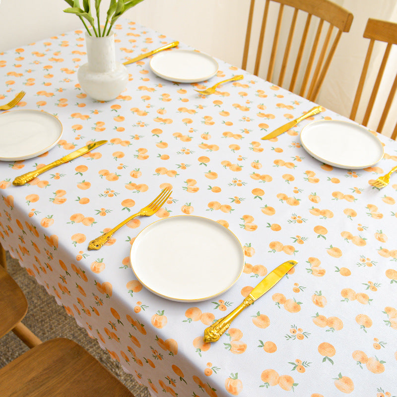 Waterproof PVC Tablecloth – Oil-Proof & Easy-Clean Table Cover