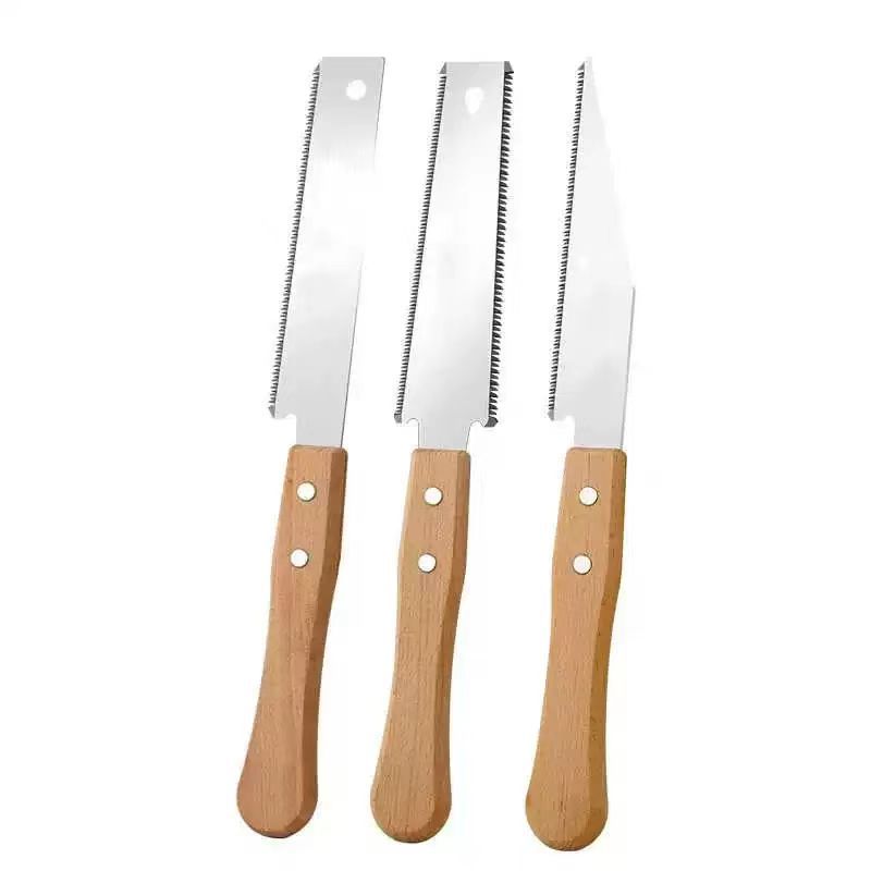 Hand Saw with Wooden Handle – SK5 Steel Precision Cutting Tool Cut Faster, Cleaner & With Less Effort
